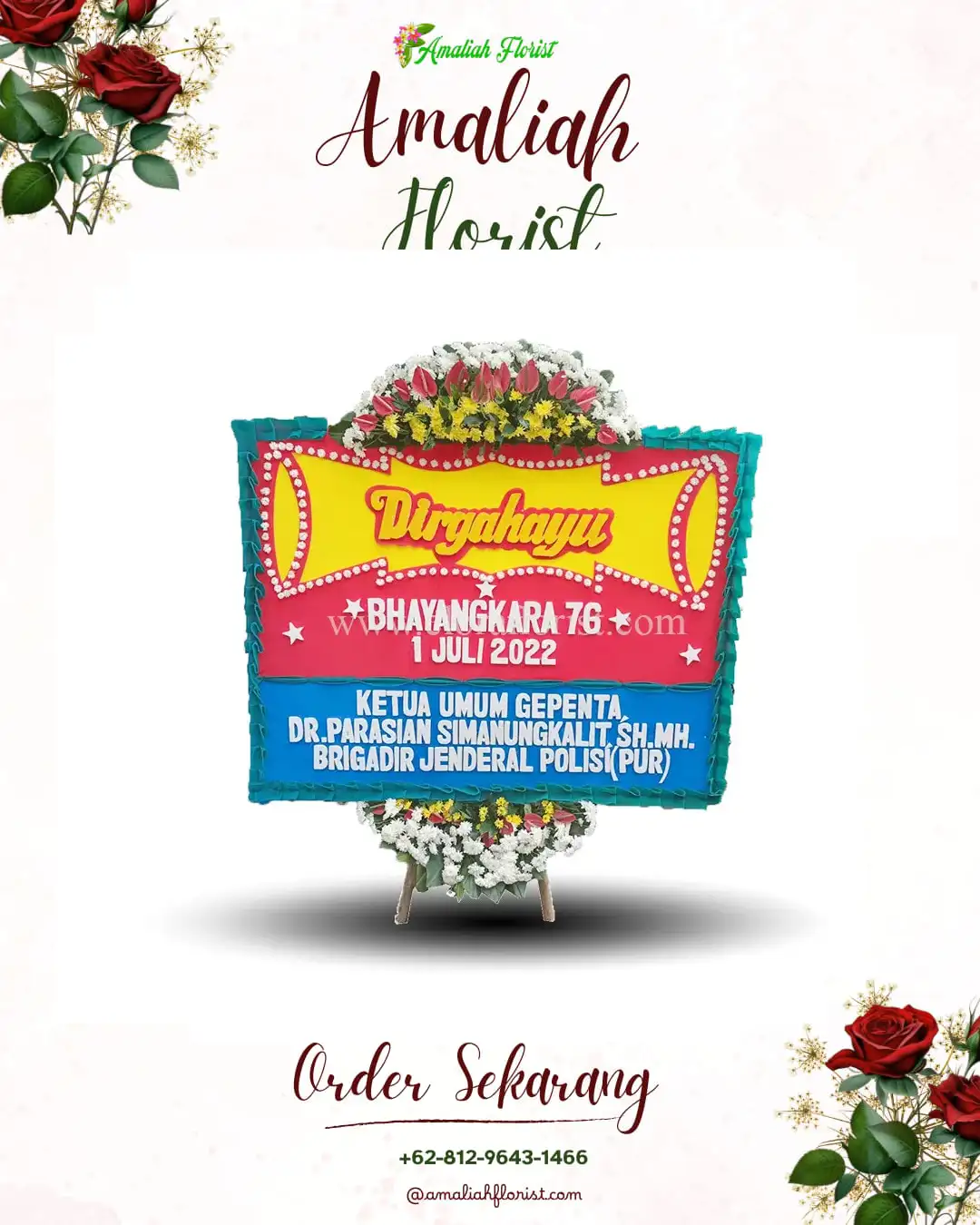 Papan Bunga HUT Ulang Tahun Cisarap